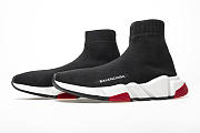 	 Balenciaga Speed Trainer Black Red - 530351 W05G0 1000 - 2