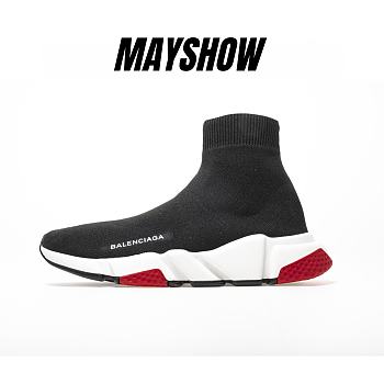 	 Balenciaga Speed Trainer Black Red - 530351 W05G0 1000