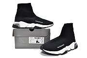 Balenciaga Speed Trainer Clear Sole Black - 607543W05GG1010 - 3