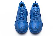 Balenciaga Triple S Allover Logo Blue - 536737 W06E2 0848 - 4