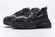 Balenciaga Triple S Allover Logo Black - 536737 W2FA1 1090 - 3