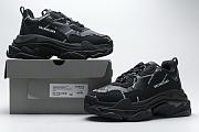 Balenciaga Triple S Allover Logo Black - 536737 W2FA1 1090 - 5