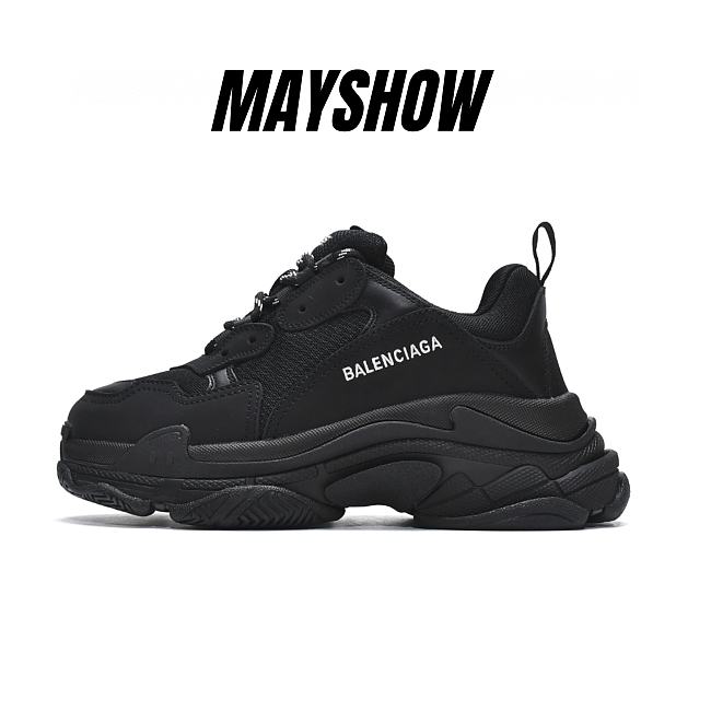 Balenciaga Triple S Black - 534162W09OM1000 - 1