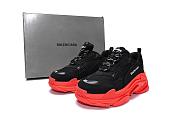 Balenciaga Triple S Black Red - 536737 W2FZ1 1060 - 3