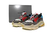 Balenciaga Triple S Grey Red Blue (2018 Reissue) - 533883 W09O2 4365 - 3