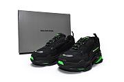 Balenciaga Triple S Black Fluo Green - 536737W3BK11035 - 4