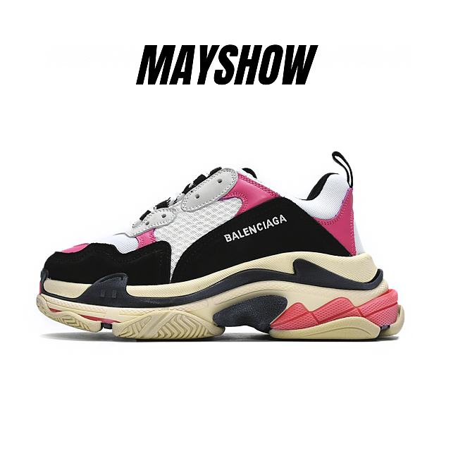 Balenciaga Triple S Black Pink - 524039W09O65671 - 1