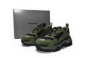 Balenciaga Triple S Dark Green Black - 536737W2CA11033 - 3