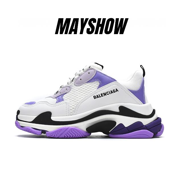 Balenciaga Triple S White Lilac - 524039 W09OM 9055 - 1