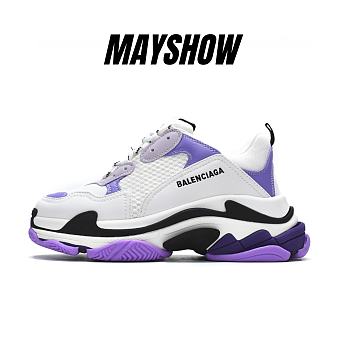 Balenciaga Triple S White Lilac - 524039 W09OM 9055