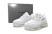 Balenciaga Triple S Clear Sole White - 541624W2FB19000 - 3