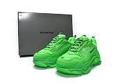 Balenciaga Triple S Neon Green Clear Sole -  541624 W09OL 3801 - 5