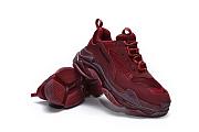 Balenciaga Triple S Burgundy Red Clear Sole -  541624 W0901 6016 - 4