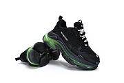 Balenciaga Triple S Black Yellow Fluo - 541624 W09ON 1047 - 4