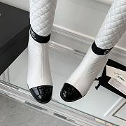 	 Chanel White 2 in 1 Winter Boots - 3