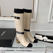 Chanel Beige 2 in 1 Winter Boots - 3