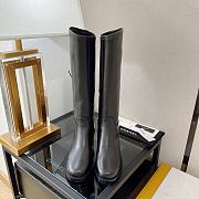 Chanel Black Calfskin High Boots - 4