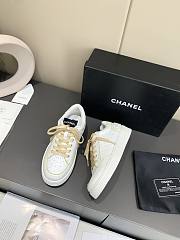 Chanel 22P Trainer White Tan - 2