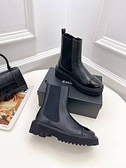 Chanel Black Chealse Boots - 4