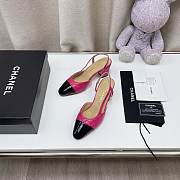 Chanel Pink Quilted Lambskin Slingback Pumps - 4