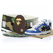 A Bathing Ape Bape SK8 Sta Blue Grey - 1I80-191-010/1I80-291-010 - 4