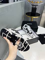 Chanel Suede Trainer Printed CC White - G39230 X56690 K4722 - 2