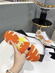 Chanel Low Top Trainer CC Orange - 4