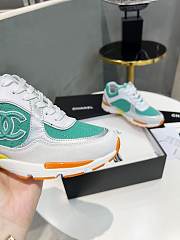 Chanel Low Top Trainer CC Green - 2