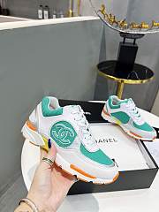 Chanel Low Top Trainer CC Green - 4