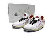 Air Jordan 2 Retro Low SP Off-White White Red - DJ4375-106 - 2