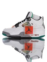 Air Jordan 4 Retro Lucid Green Rasta - AQ9129-100  - 5