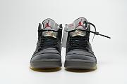 Air Jordan 5 Retro Off-White Black -CT8480-001 - 3