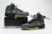 Air Jordan 5 Retro Off-White Black -CT8480-001 - 5