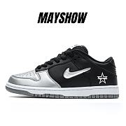 Nike SB Dunk Low Supreme Jewel Swoosh Silver - CK3480-001 - 1