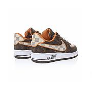 Nike Air Force 1 Low Louis Vuitton Monogram Brown Damier Azur - 4