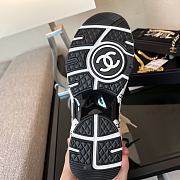 Chanel Suede Trainer Printed CC Black - 3