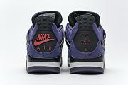 Air Jordan 4 Retro Travis Scott Purple (Friends and Family) -  766296 LN4 - 3