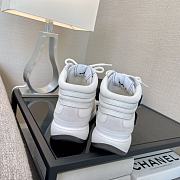 Chanel High Top Sneaker All White  - 3