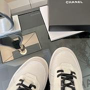 	 Chanel Low Top Sneaker All White - 2