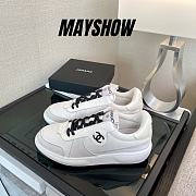 	 Chanel Low Top Sneaker All White - 1