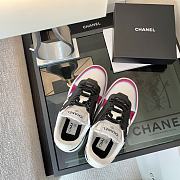 	 Chanel Low Top Sneaker White Pink Blue - 5