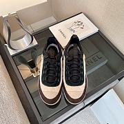 Chanel Low Top Trainer Brown Pink Green - 4