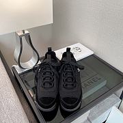 Chanel Low Top Trainer Black Suede -  G38501 Y55619 K3542 - 3