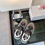 Chanel Low Top Trainer Beige Green -  G38299 Y55434 K3161 - 4