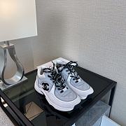 Chanel Low Top Trainer Gray White - G38299 Y55434 K3159 - 5