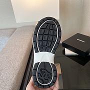 Chanel Low Top Sneakers 2022-23FW Black Fabric Grey Suede Calfskin White Mesh - G39488 Y56142 K4948 - 2