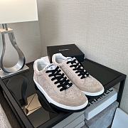 Chanel 22P Trainer Beige Suede - 4