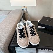 Chanel 22P Trainer Beige Suede - 3