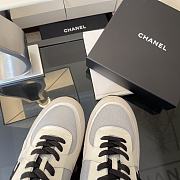 	 Chanel CC Logo Trainer Grey White - 5