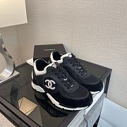 	 Chanel CC Logo Trainer Black White - 4